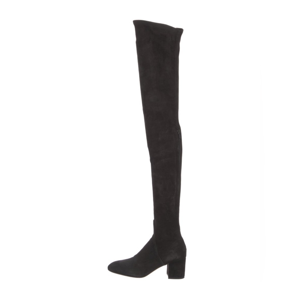 Valentino Sleek Black Over-the-Knee Boots